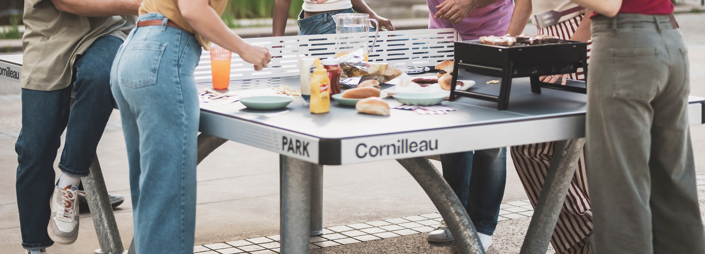 Cornilleau Pro Park Outdoor Tischtennisplatte – Bild 8