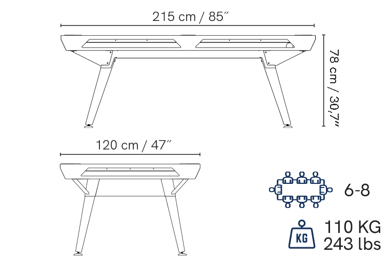Cornilleau Origin Outdoor-Billardtisch – Bild 8